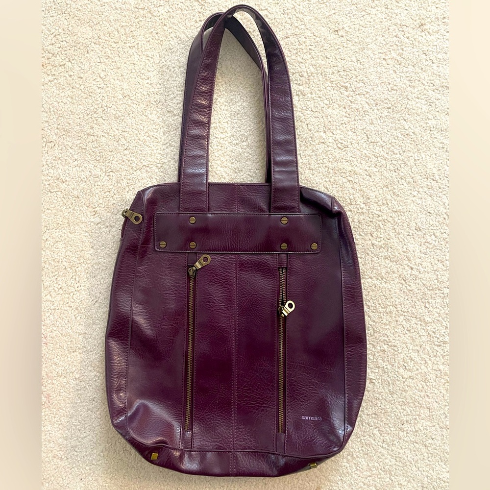 Deep purple Samsara bag.